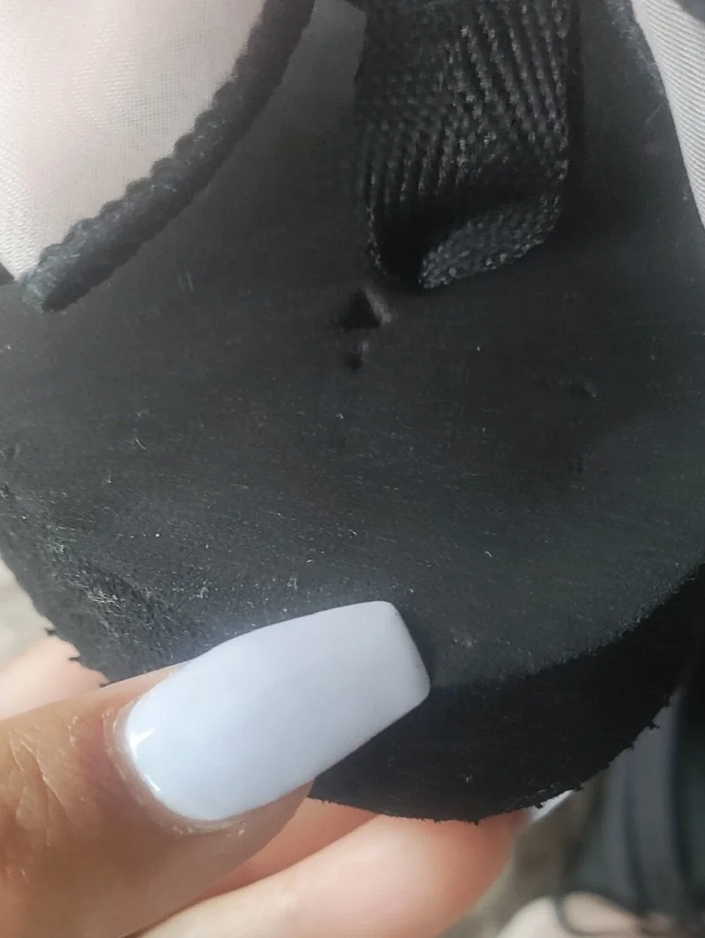 Black Slide Sandals with Pink Bow Accent
